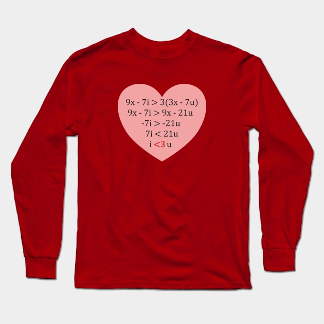 Equation of Love Long Sleeve T-Shirt by bethcentral